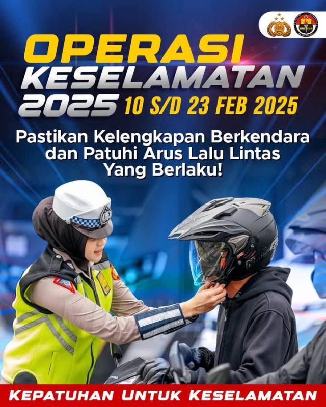 Operasi Keselamatan yang digelar oleh Polri